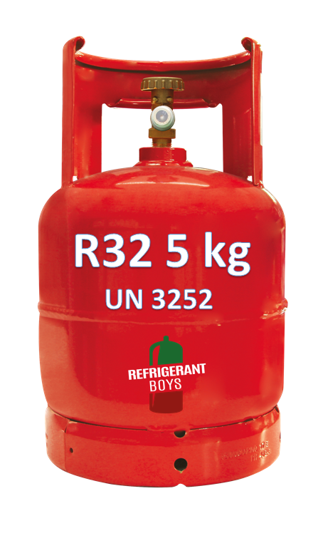 R32 Gas Cylinder With 5 Kg Valve W21 7x1 14 Left Refrigerant Boys