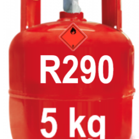 Bouteille de gaz R407H rechargeable à partir de 35 kg (vanne 21,7 x 1/14)  - Refrigerant Boys