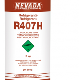 Bouteille de gaz R407H rechargeable à partir de 35 kg (vanne 21,7 x 1/14)  - Refrigerant Boys