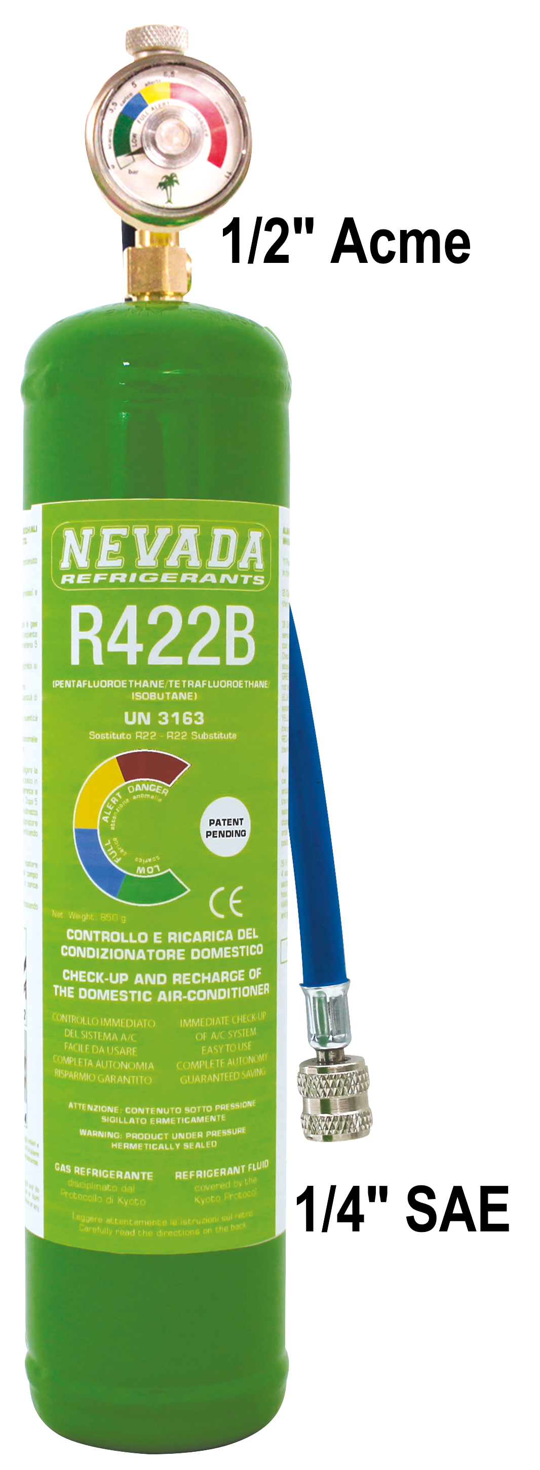 carrera Goteo cómo utilizar Los cilindros de gas R422B 850 gr auto Válvula 1 / 2 "acme - Refrigerant Boys carrera Goteo cómo utilizar Los cilindros de gas R422B 850 gr auto Válvula 1 / 2 "acme - Refrigerant Boys