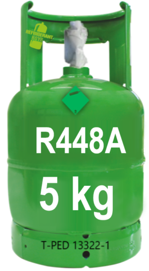 Bouteille de gaz R32 de 5 kg (valve W21,7 x 1/14) - Refrigerant Boys