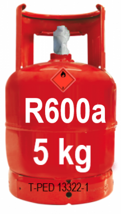 Lot De 4 Réfrigérants R600a Isobutane – 750 Ml (420 G) Avec Valve De Perçage Et De Prélèvement