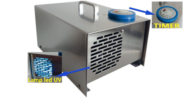 Générateur d'ozone, lampe UV 65 m3 / h - Refrigerant Boys