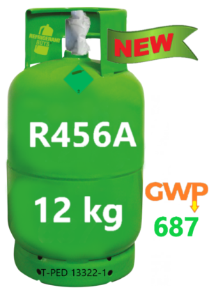 R600A Safety Cylinder Package Net Weight 5-6.5kg Refrigerant Gas